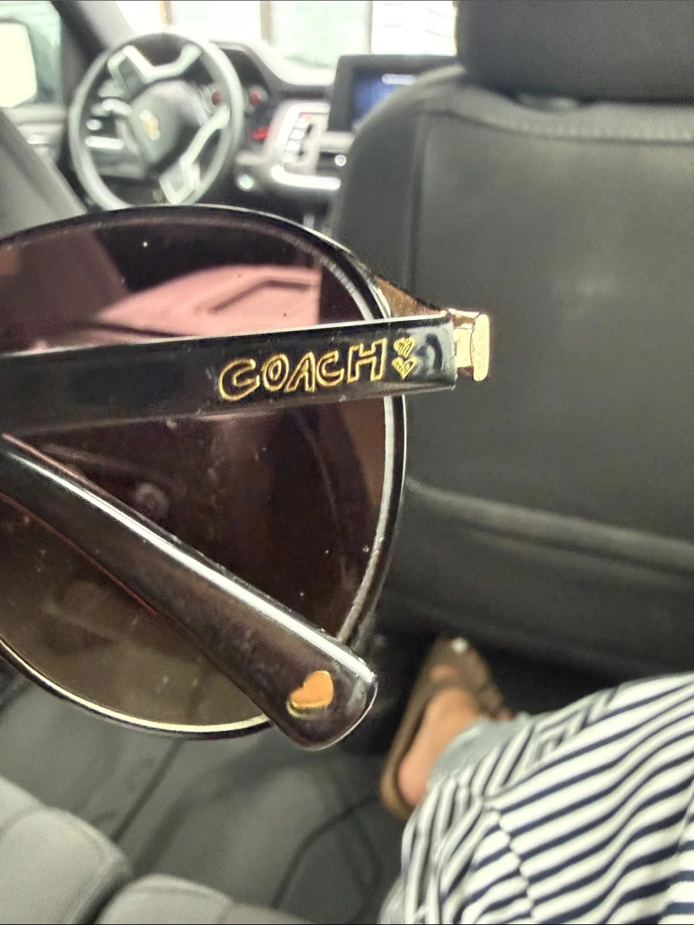 Coach poppy graffiti 2010s sunglasses